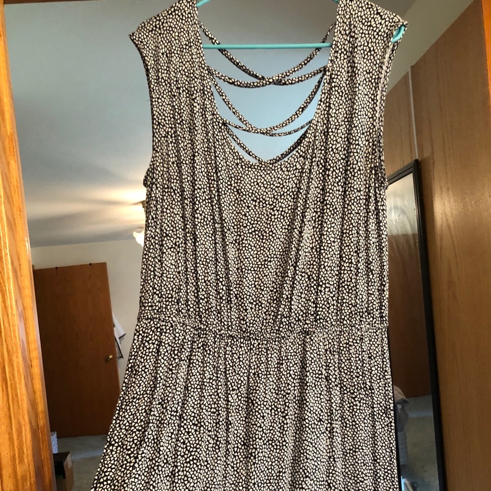 Women’s Dress with Cut-out Back Detail